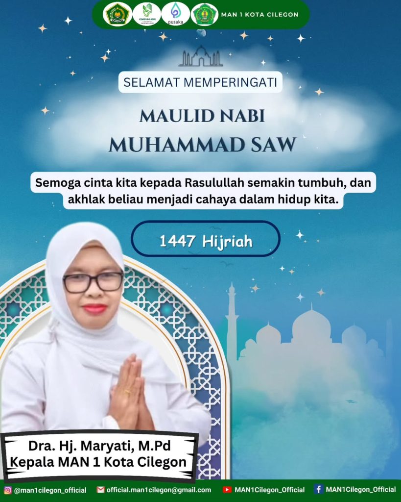 MAN 1 Kota Cilegon Peringati Maulid Nabi Muhammad SAW 1447 H