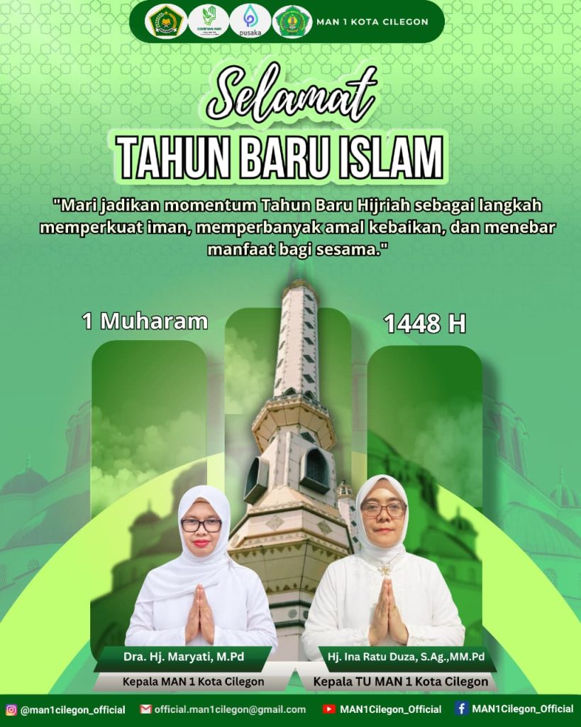 Sambut Tahun Baru Islam 1448 H, MAN 1 Kota Cilegon Ajak Seluruh Warga Madrasah Maknai Semangat Hijrah