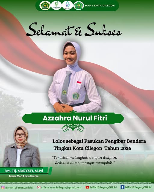 Selamat & Sukses! Azzahra Nurul Fitri Terpilih Menjadi Anggota Paskibraka Kota Cilegon 2026