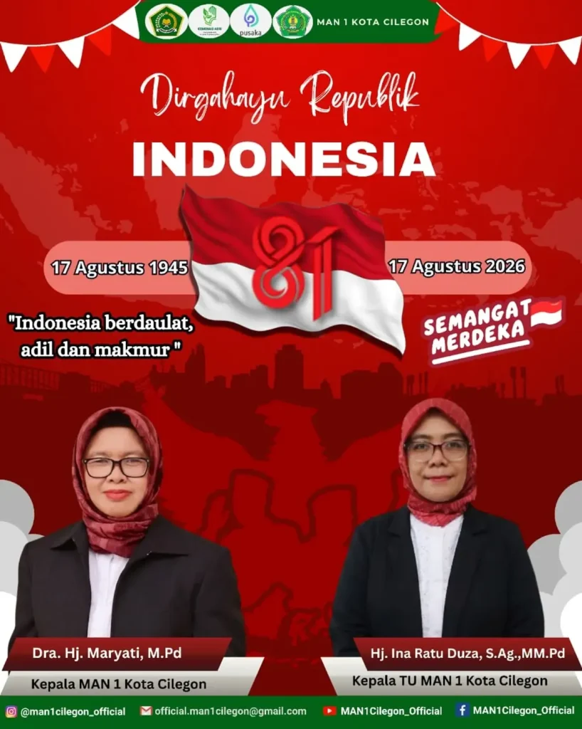 Peringati HUT ke-81 RI, MAN 1 Kota Cilegon Ajak Generasi Muda Berkarya dan Berprestasi untuk Negeri