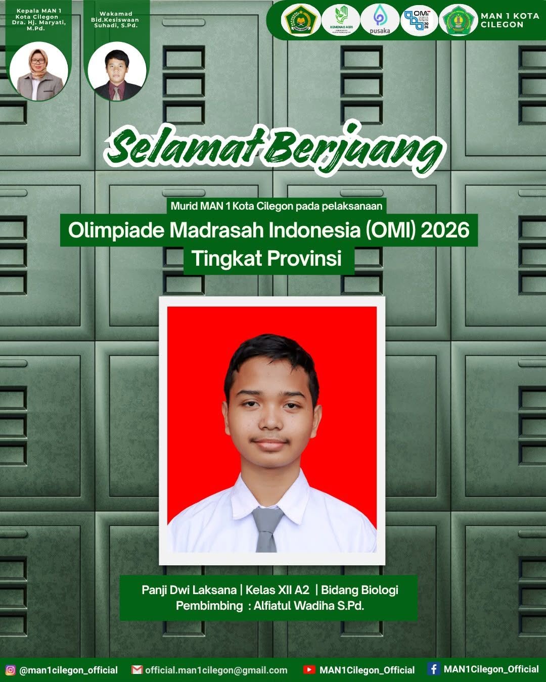 Menuju OMI 2026 Tingkat Banten, MAN 1 Kota Cilegon Optimis Berikan Hasil Terbaik di Bidang Biologi Terintegrasi