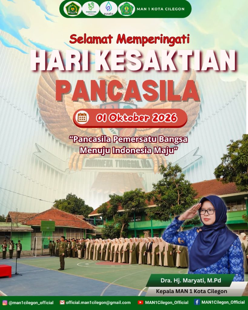 Peringati Hari Kesaktian Pancasila 2026, MAN 1 Kota Cilegon Gelorakan Semangat Persatuan dan Gotong Royong